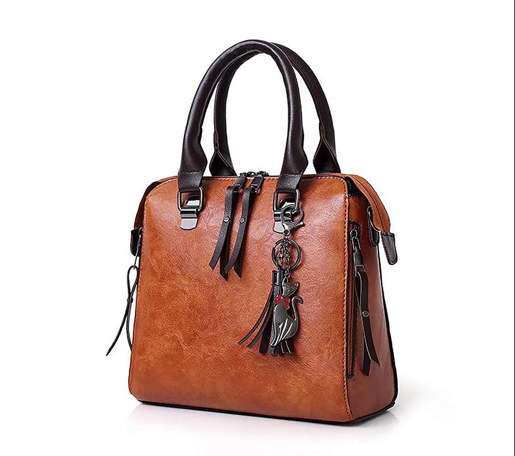 Vintage Leather 4 Piece Messenger Bag Set Carryall Model VL4P Tote Clutch