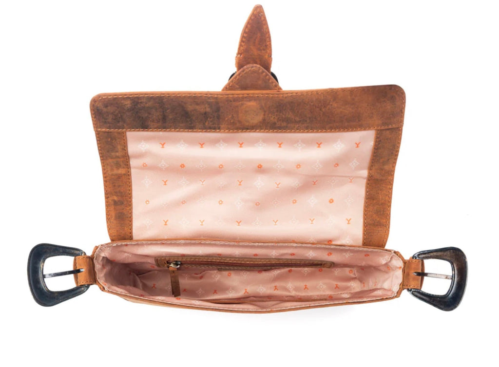 Myra: Yellowstone Paradise Handbag With Rivets