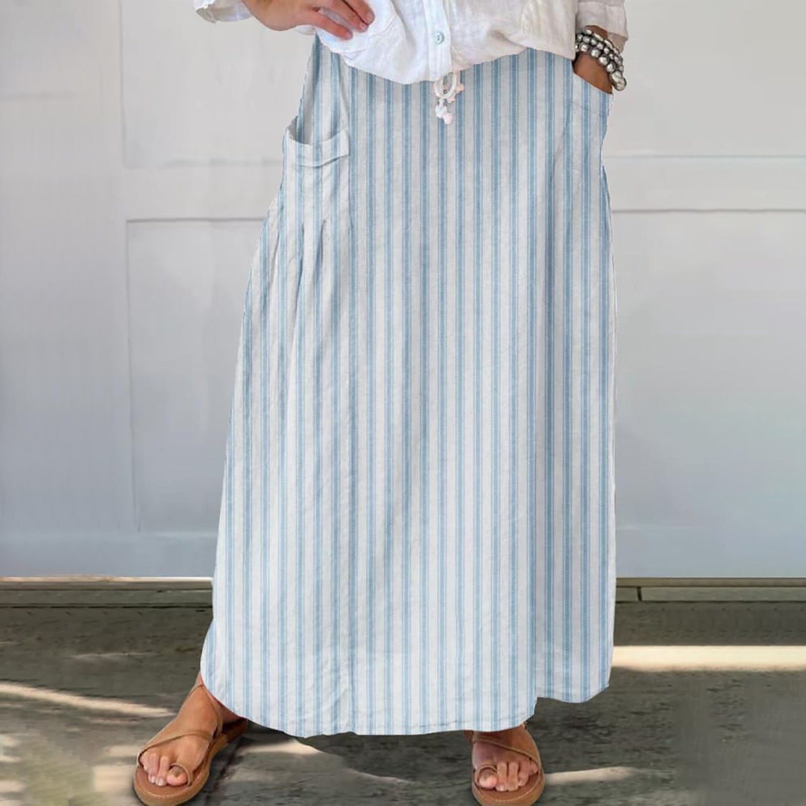 Casual Country Long Skirt With A Sophisticated Work-appropriate/Play Vibe