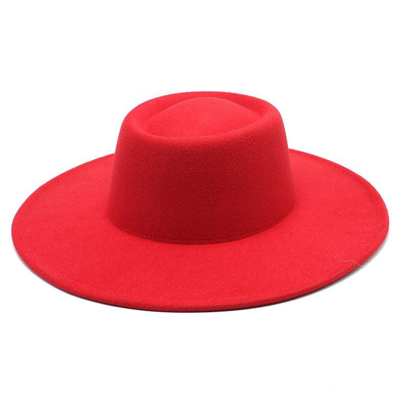 Ella Wide Brim Wool Jazz Hat Fashion Accessory For Cold Weather Wjh01