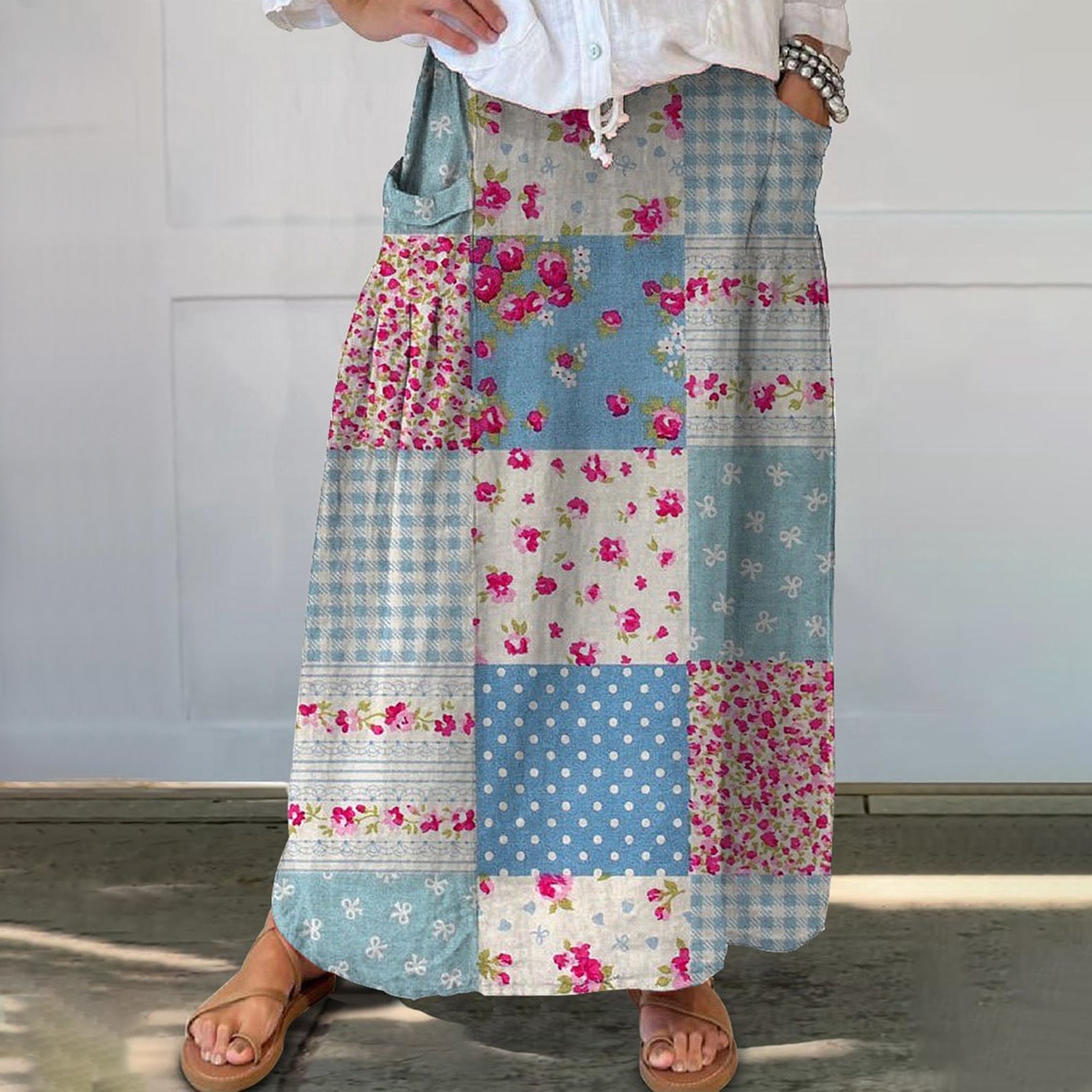 Casual Country Long Skirt With A Sophisticated Work-appropriate/Play Vibe