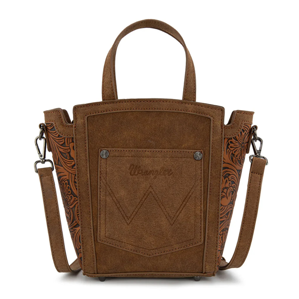 Wrangler Genuine Hair-On Cowhide Tote/Crossbody