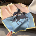 Wild Horses Silk Scarf Fashion Accessory Wh Silk 001