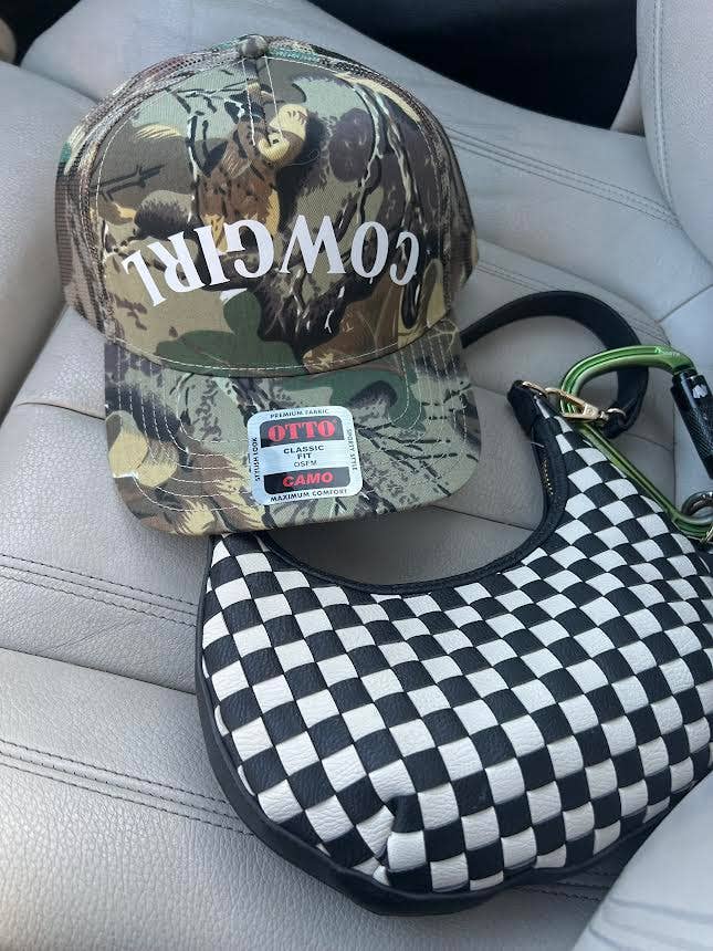 COWGIRL Camo Trucker Hat