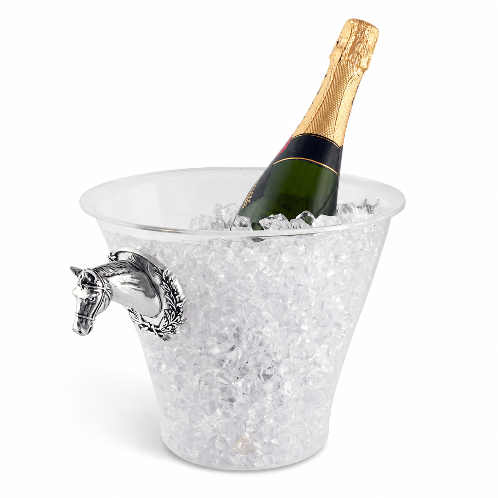 Horse Head Handle Acrylic Ice Bucket