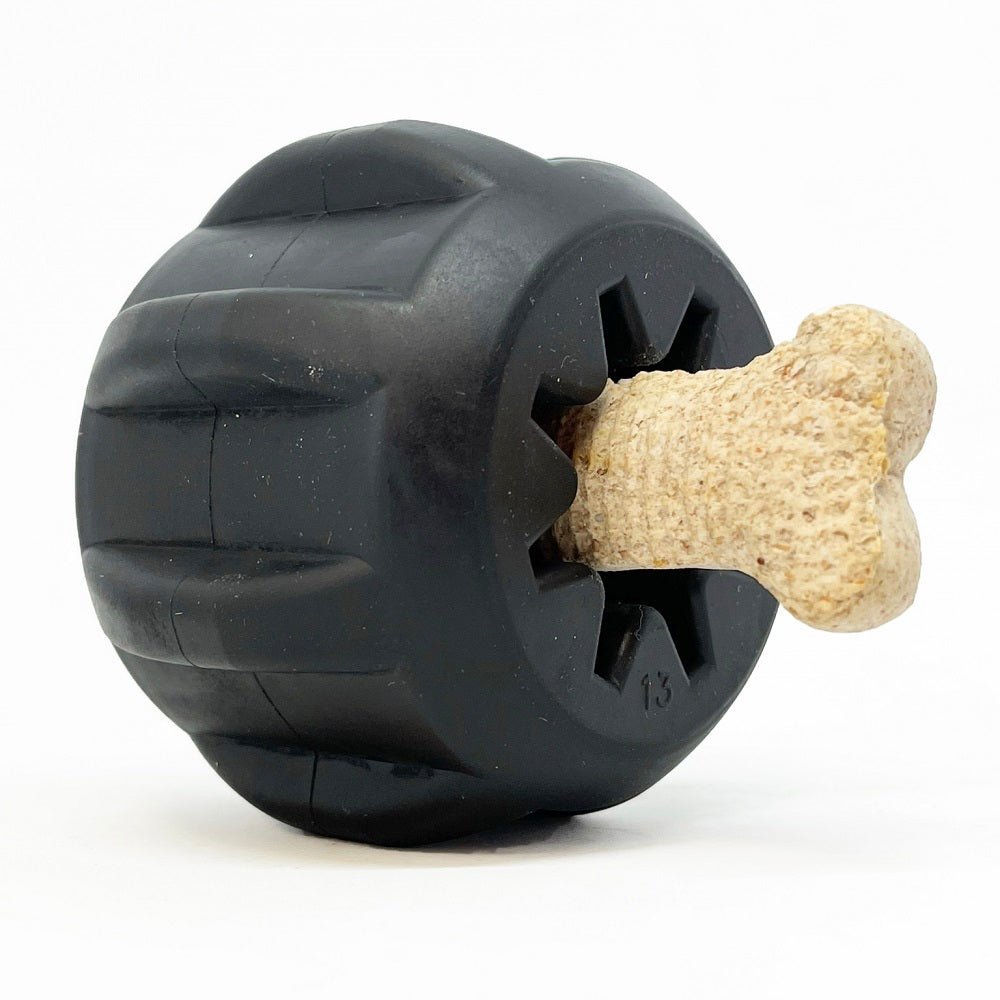 Gear eDispenser Rubber Treat Holder and Chew Toy for Dogs