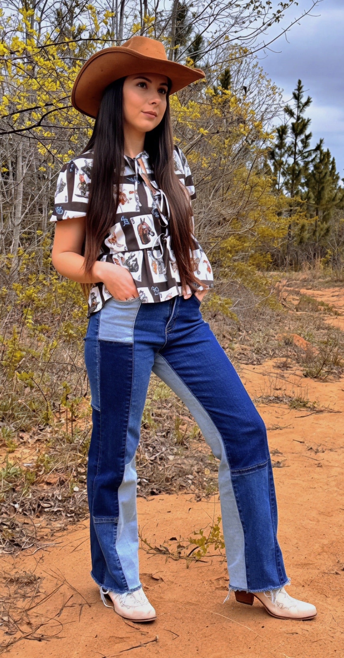Patchwork Prairie Jeans