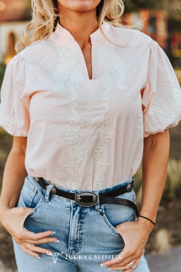 Blushing Prairie Blouse