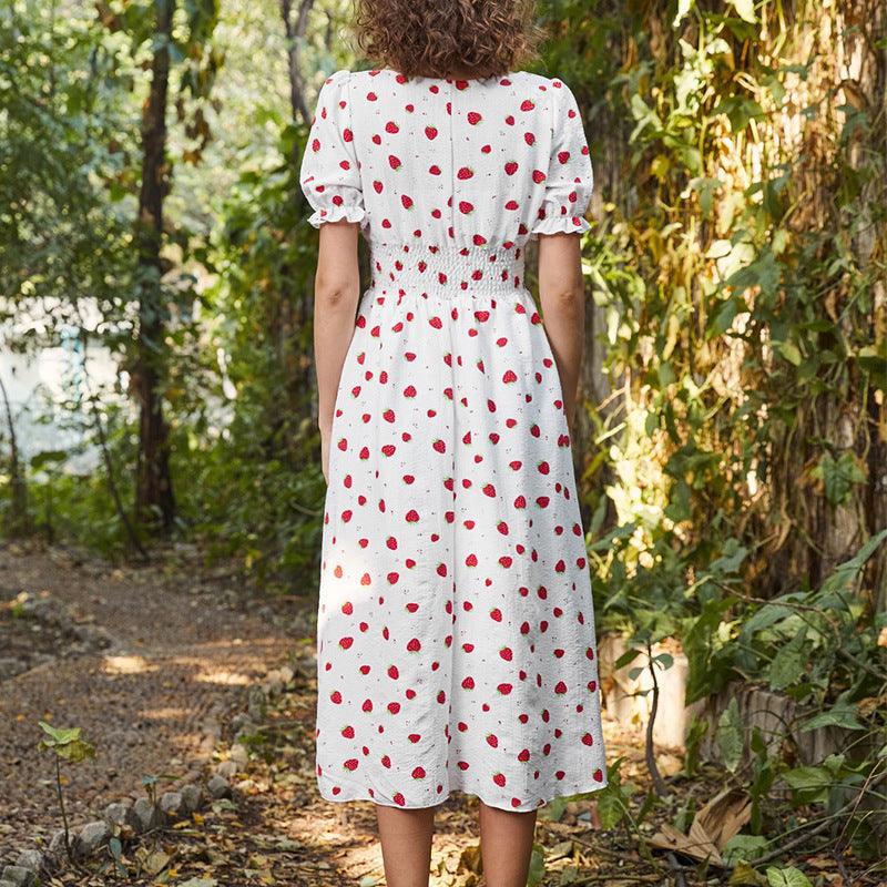 Strawberry Fields Women's Summer Dress Floral Chiffon SF01