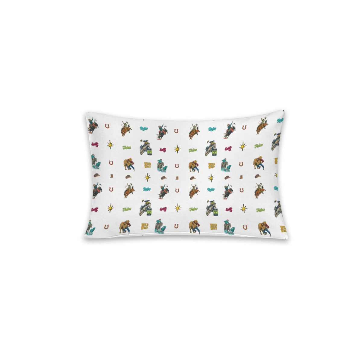 Baha Ranch the Last roundup Collage Pillow Case Made in America
