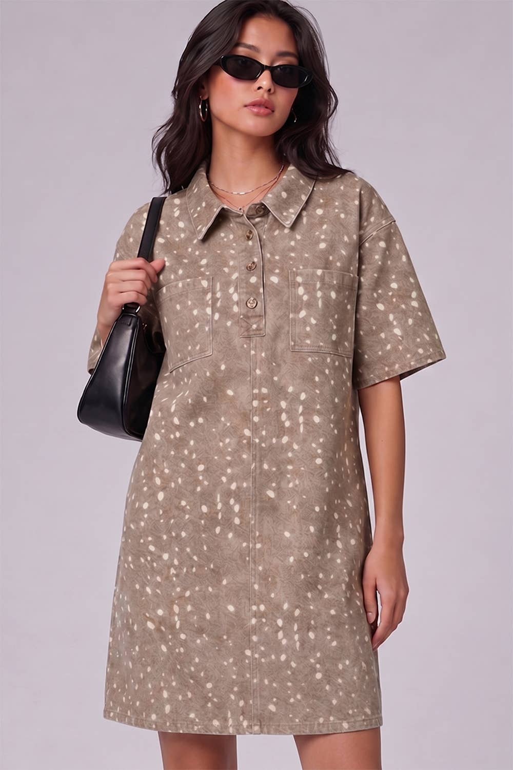 Bambi Print Mini Dress