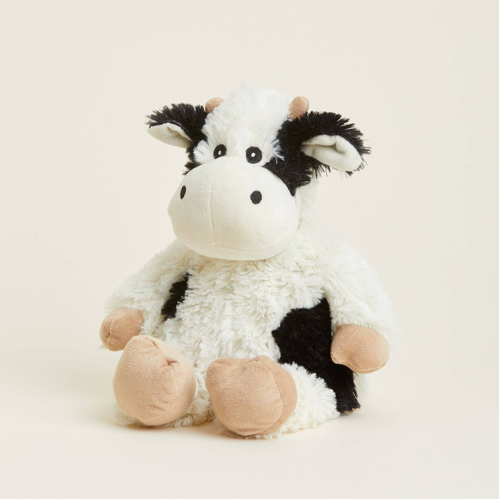 BLACK AND WHITE COW WARMIES 13"