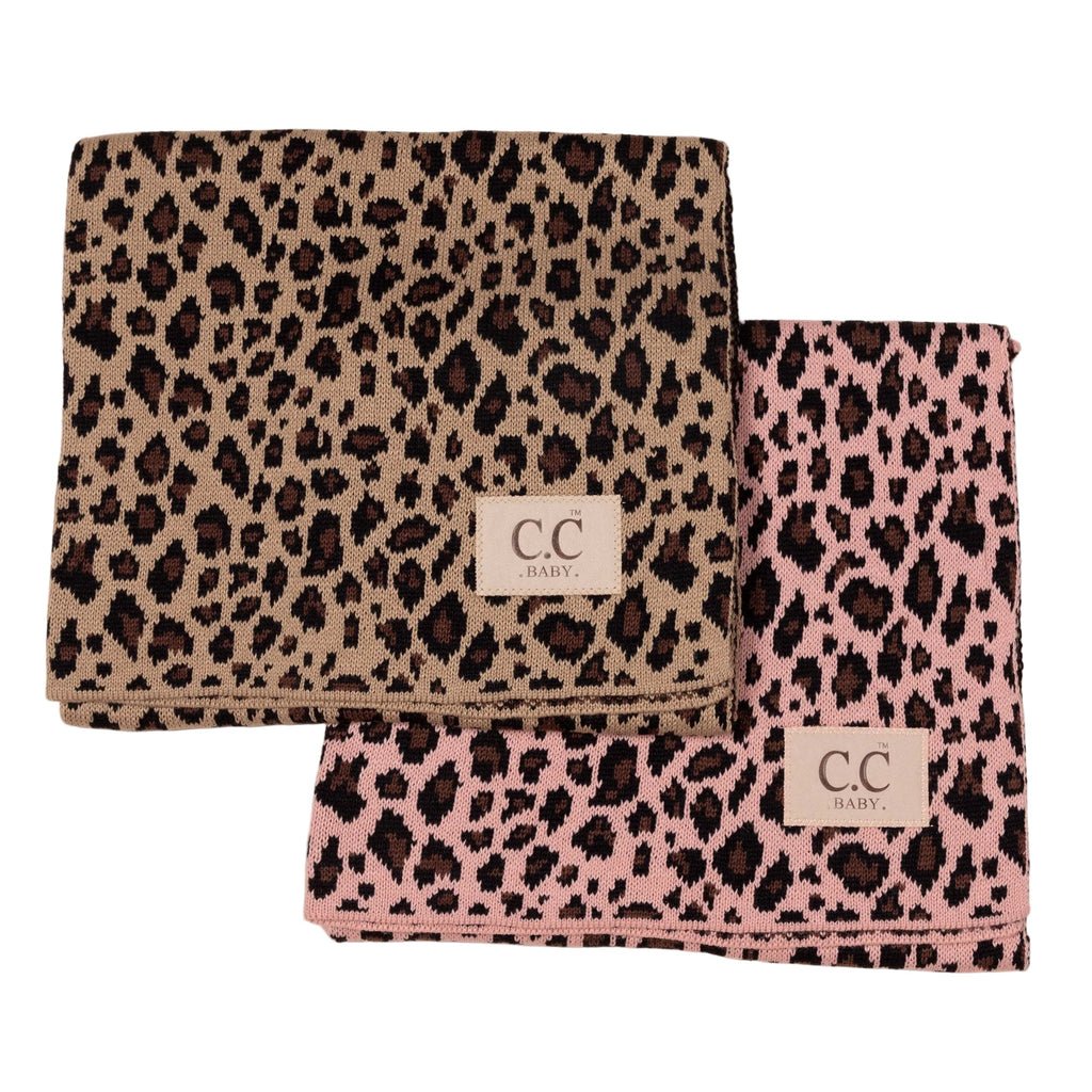 C&C&trade; Home Leopard Knit Baby Blanket