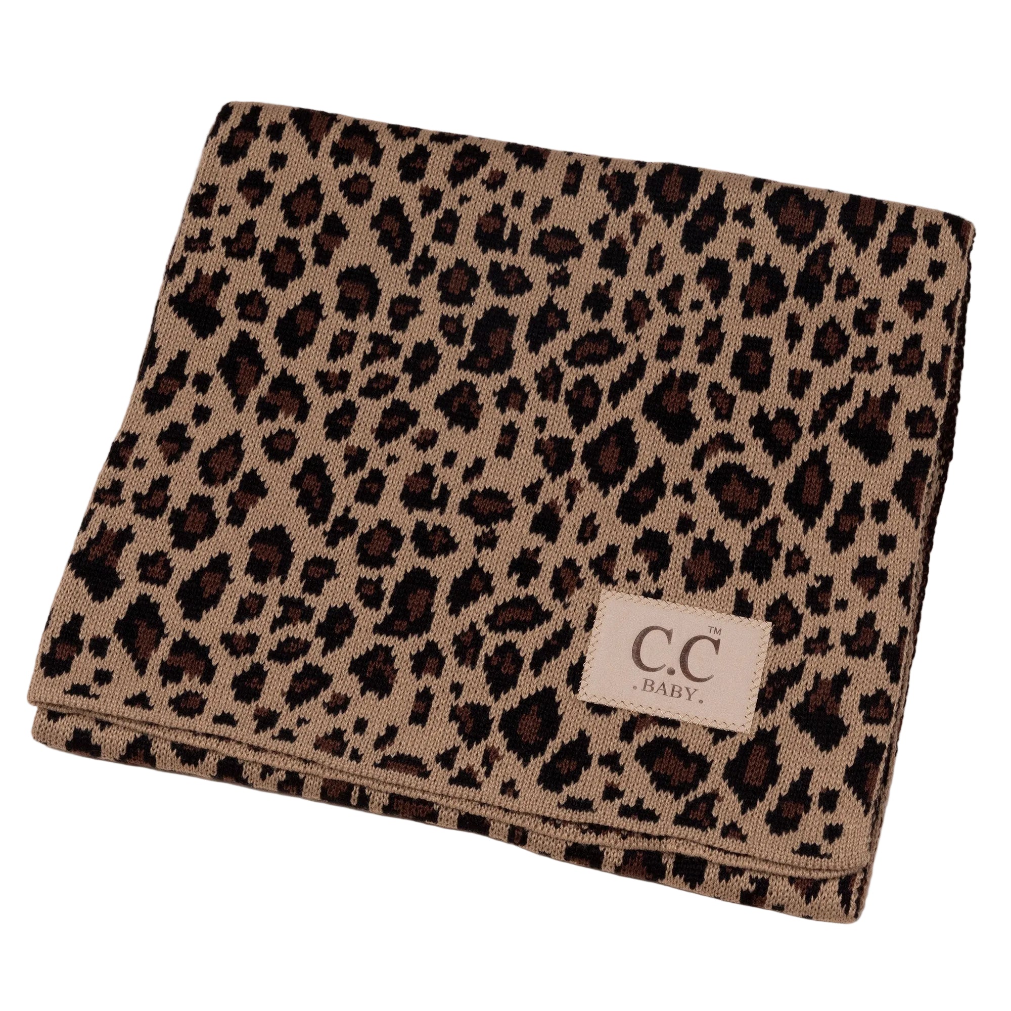 C&C&trade; Home Leopard Knit Baby Blanket