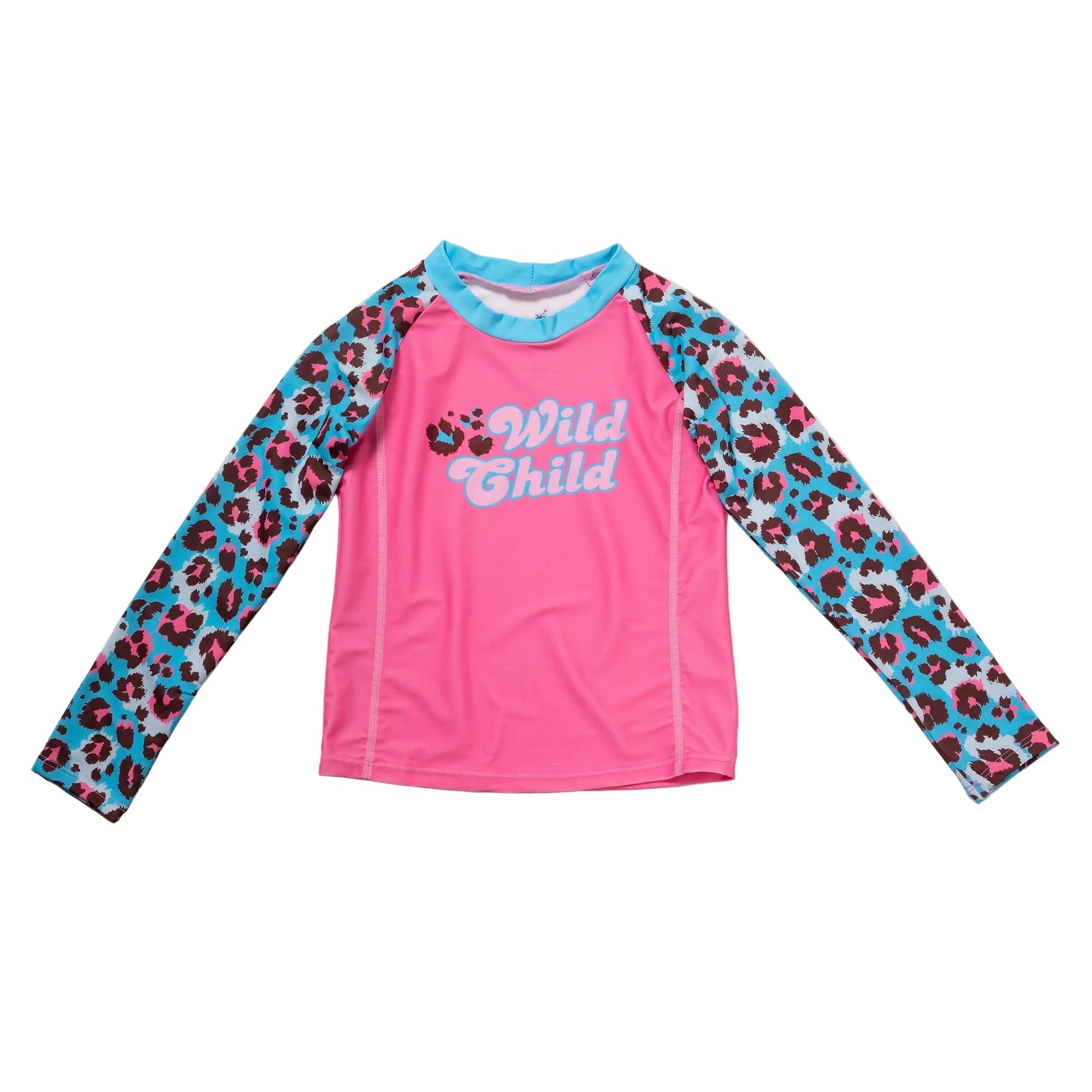 Kids Long Sleeve Rashguard Swim Shirt