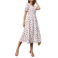 Strawberry Fields Women's Summer Dress Floral Chiffon SF01