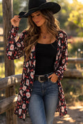 Lady Luck Longline Mesh Cardigan