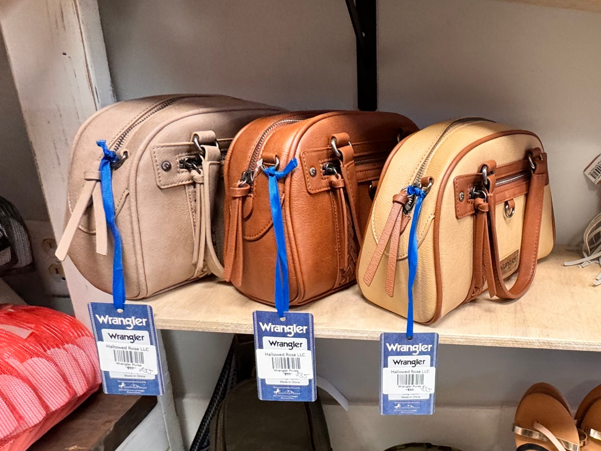 Wrangler Whipstitch Collection Satchel/Crossbody Bag-Multiple Colors