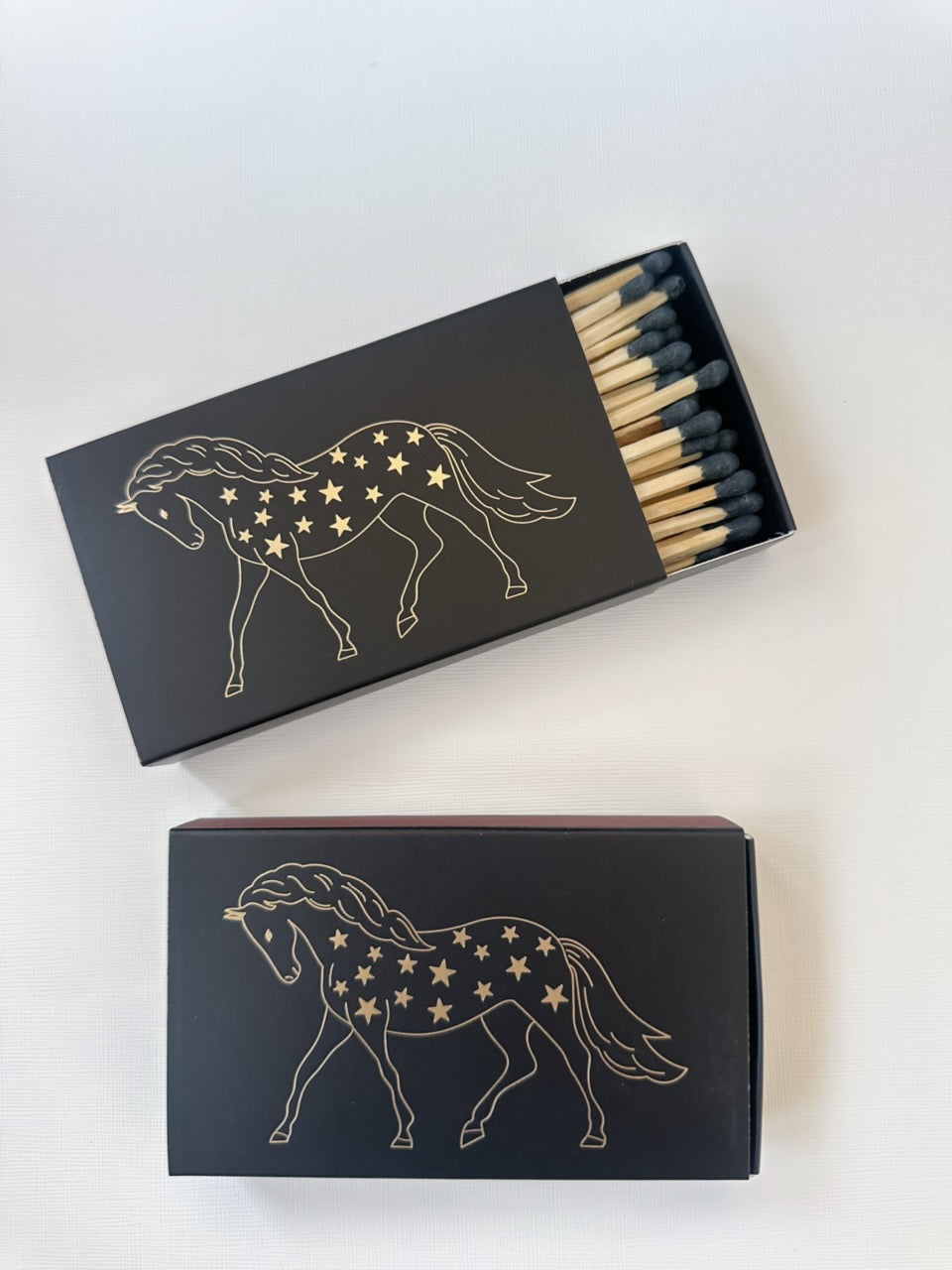 Stable Style Horse And Stars Oversized Safety Matches For Candles