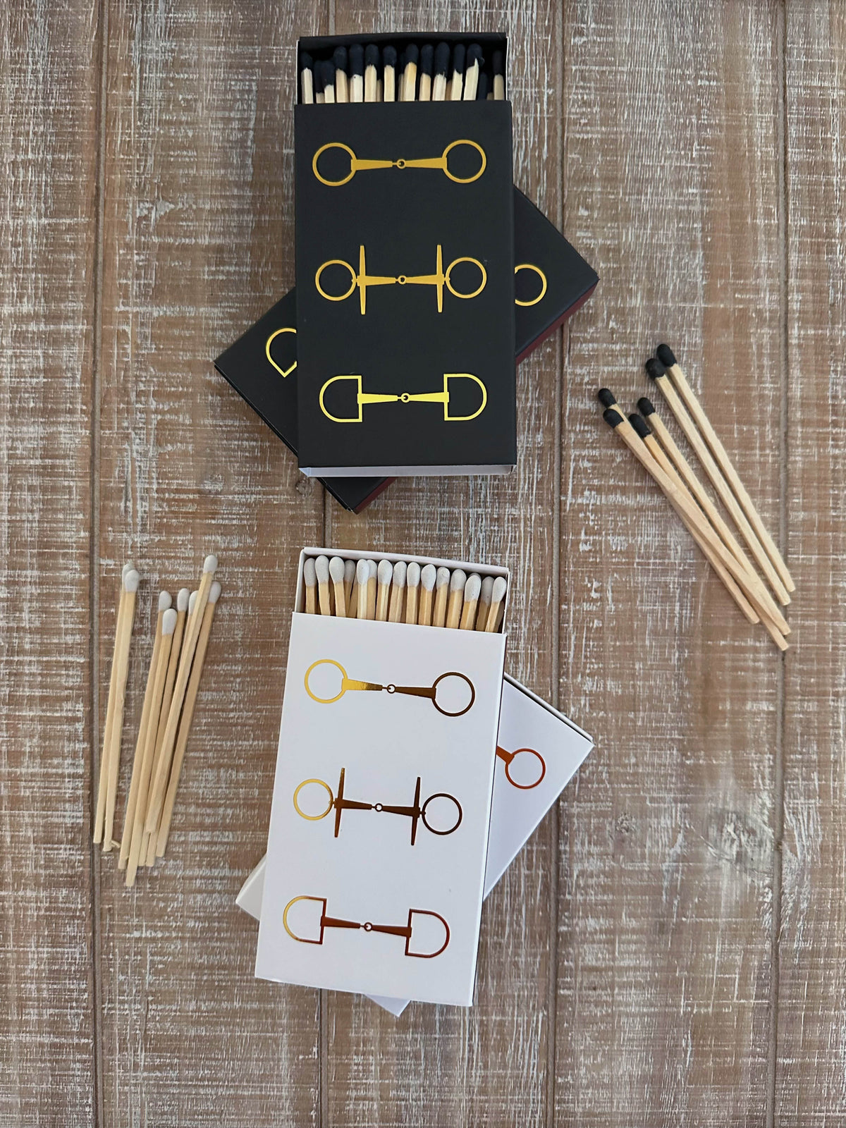 Black Oversized Horse Bit Matches