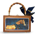 Blue Holiday Horse Bag