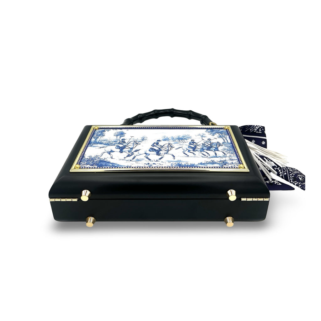 Blue Polo Toile Bag