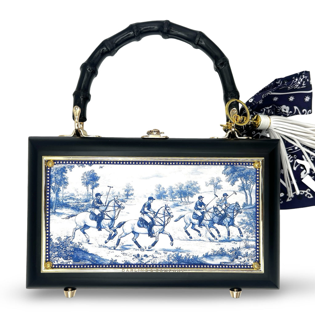 Blue Polo Toile Bag