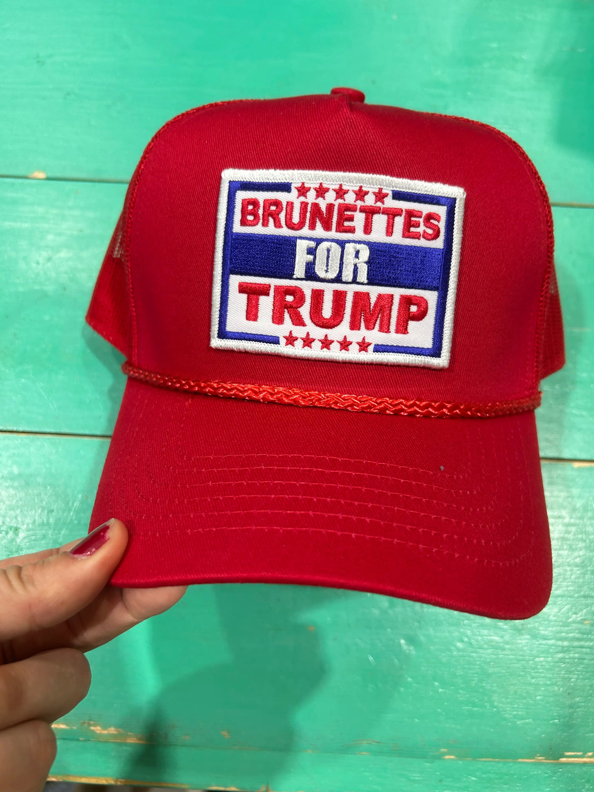 Brunettes For Trump Trucker