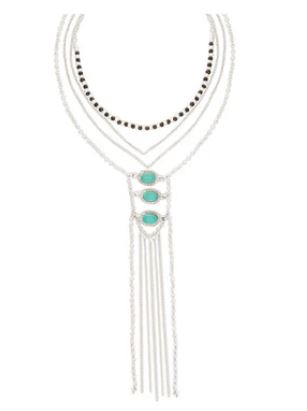 Canyon Spirit Turquoise Multi Strand Necklace Jewelry Adornment