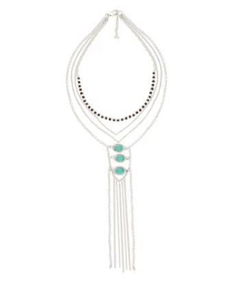 Canyon Spirit Turquoise Multi Strand Necklace Jewelry Adornment