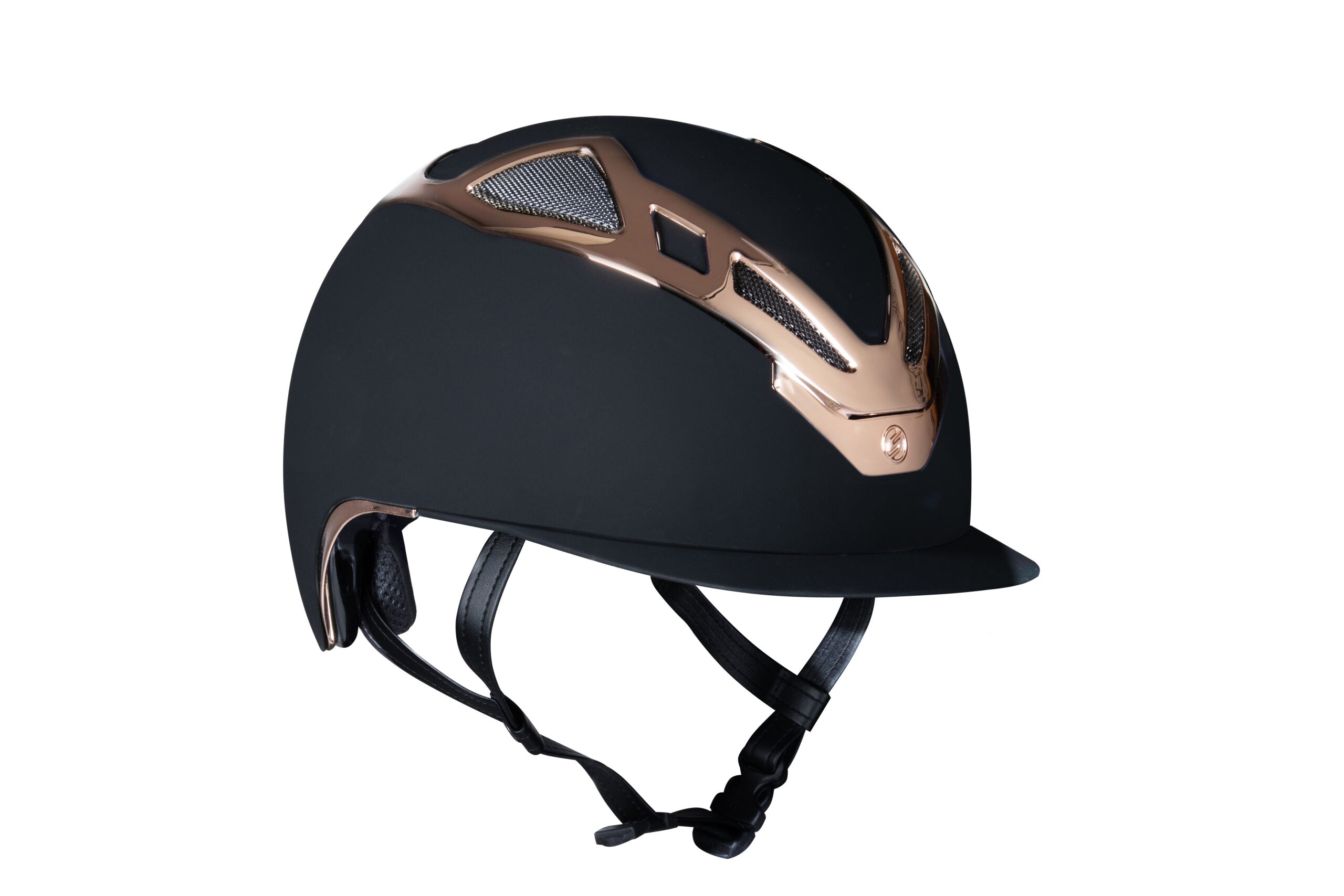 Suomy Apex Riding Helmet Chrome Black Rose Gold Matte