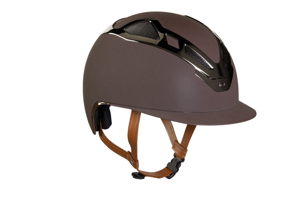 Suomy Apex Riding Helmet For Head Protection Chrome Brown Matte Finish