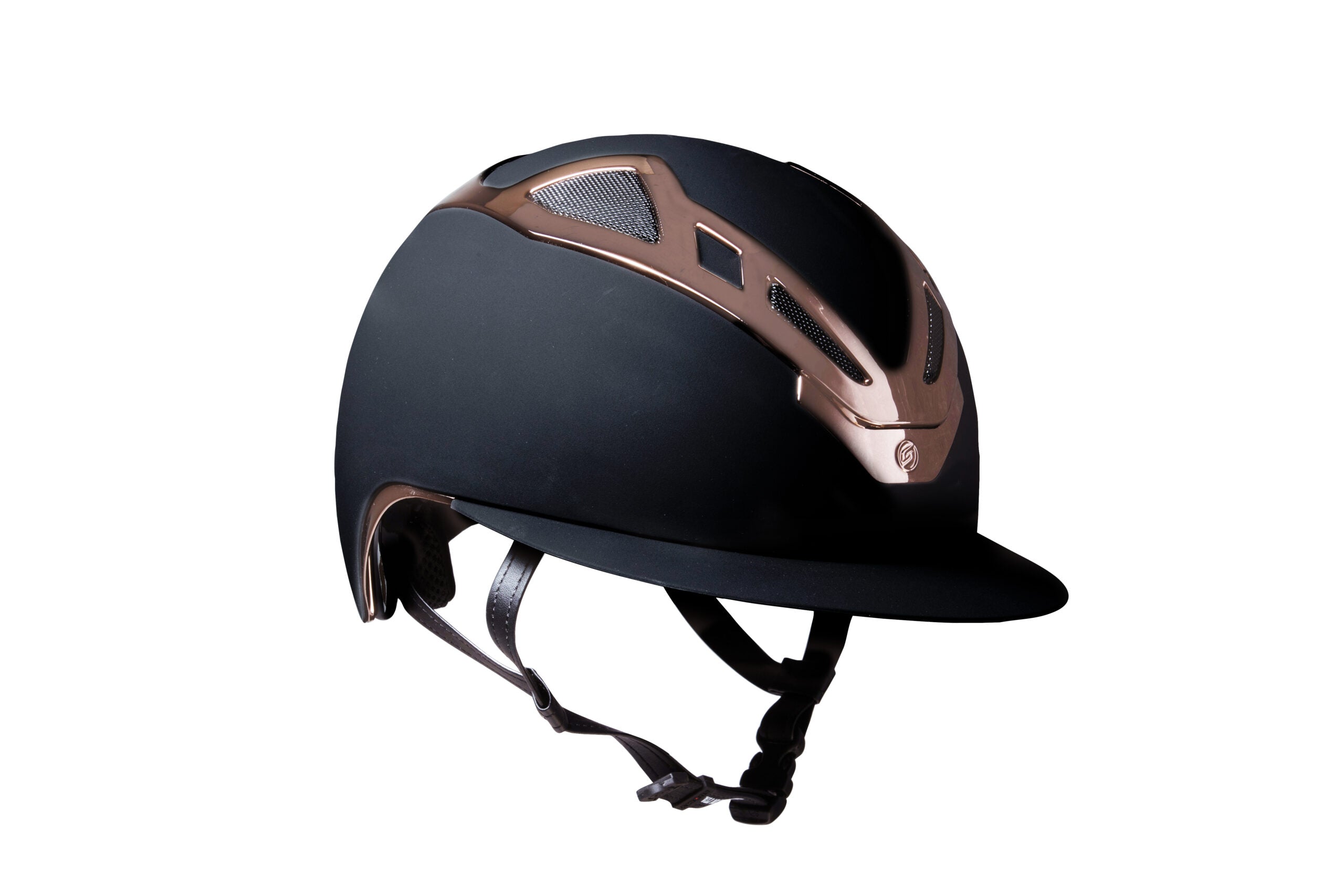 Suomy Apex Riding Helmet Chrome Black Rose Gold Matte