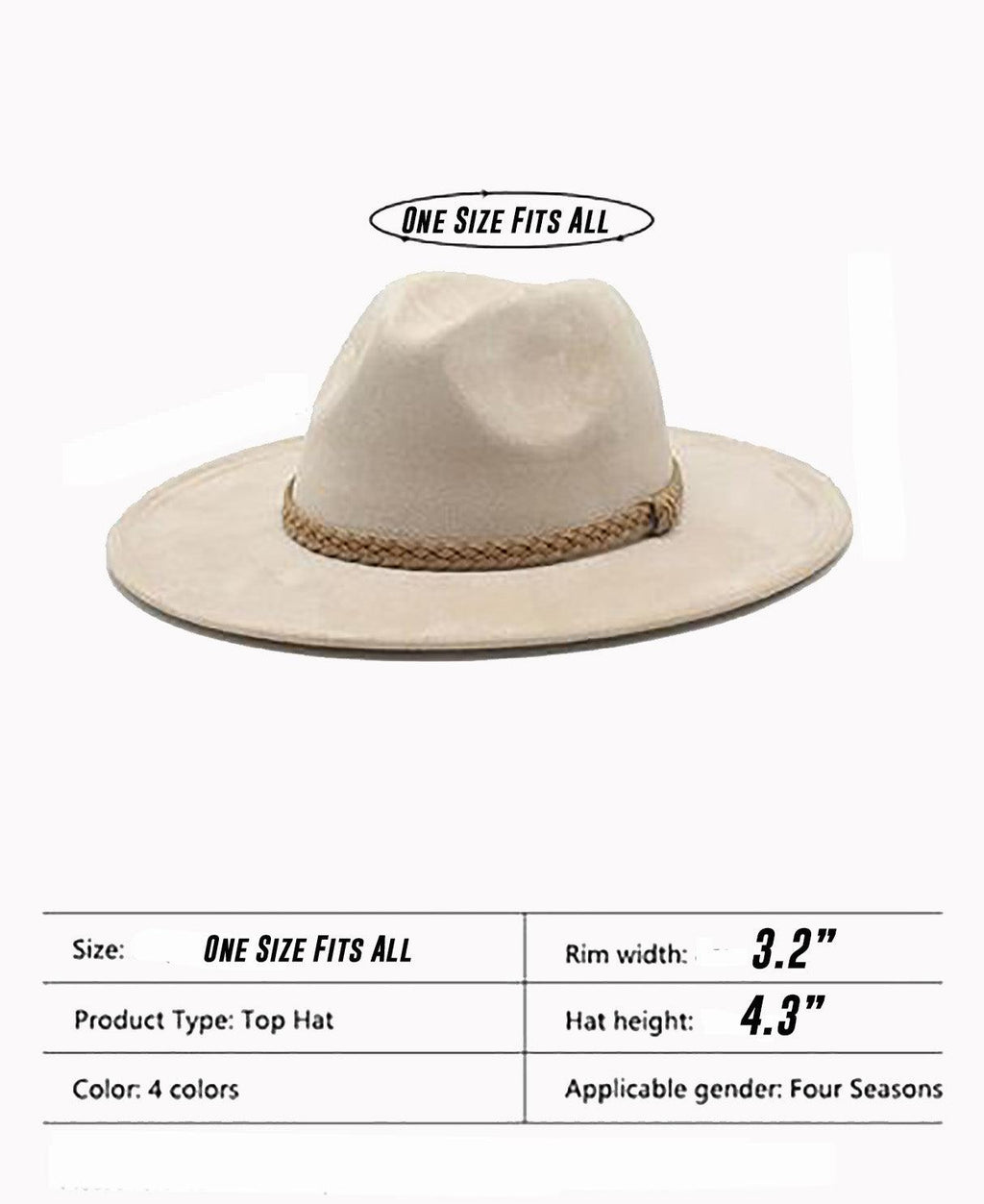 The Suede Knight Fedora Hat Fashion Accessory for Women SN01