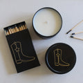 Cowboy Boot - Shine Candle Tin