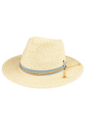 C.C Two Tone with Braided String Band Panama Sun Hat