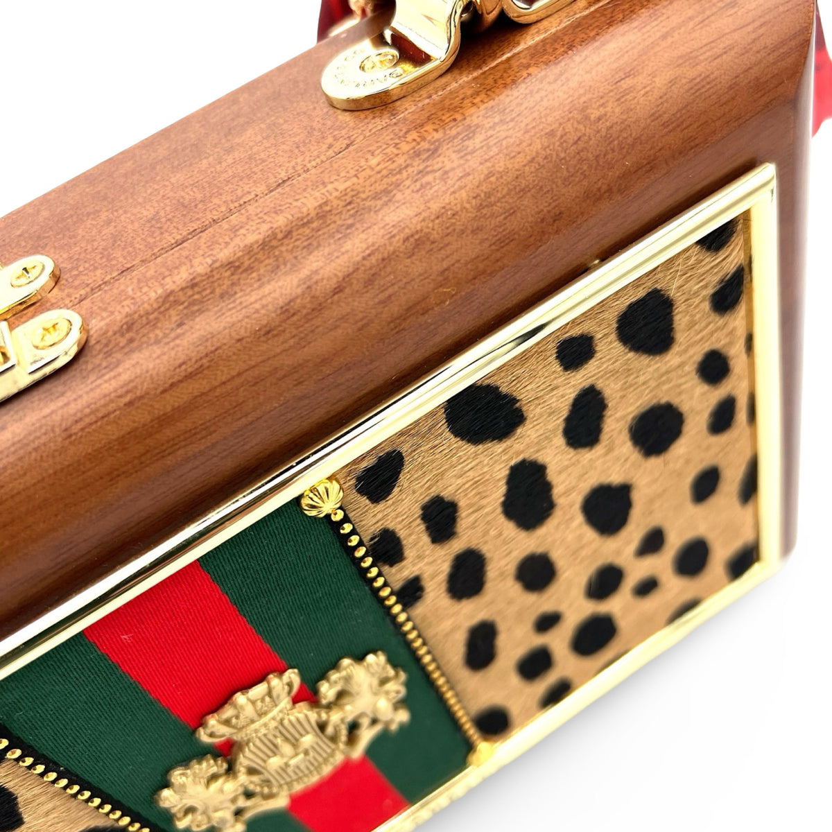 Crested Cheetah Bag