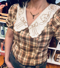 Rosy Ranch Plaid Blouse