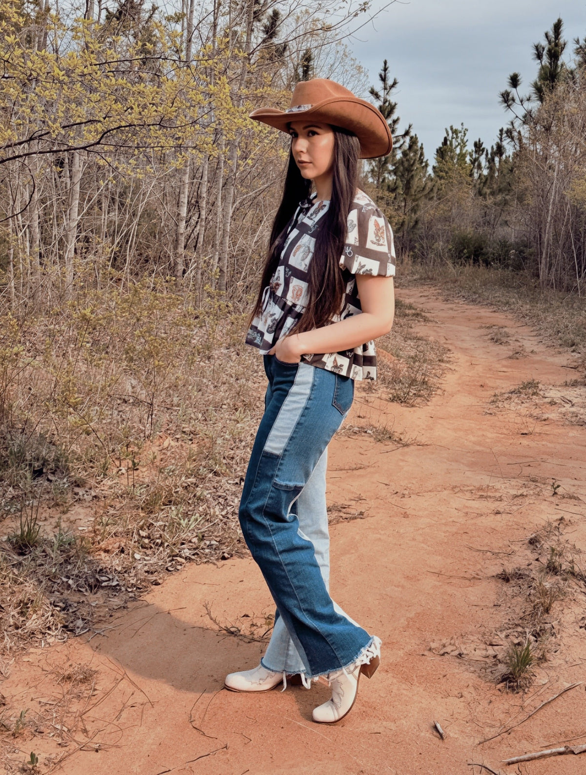 Patchwork Prairie Jeans