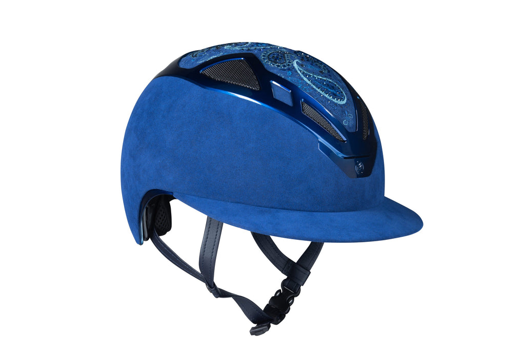 Suomy Apex Riding Helmet Damask Total Blue Lady En 1384 2017