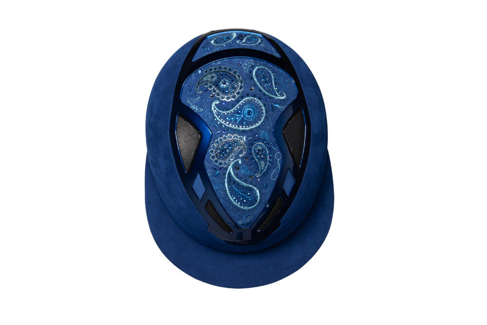 Suomy Apex Riding Helmet Damask Total Blue Lady En 1384 2017