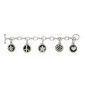 Peace and Love Charm Bracelet