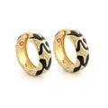 Swirl Tattoo Earrings