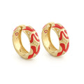 Swirl Tattoo Earrings
