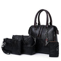 Vintage Leather 4 Piece Messenger Bag Set Carryall Model VL4P Tote Clutch