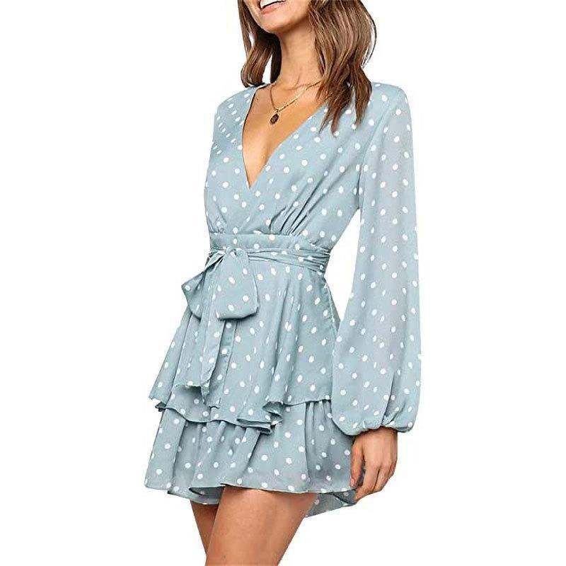 Floral Breeze Chiffon Dress Casual Wear Printed One-Piece