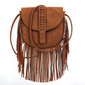 Dakota Tassel Boho Leather Shoulder Bag DK01 For Everyday Use