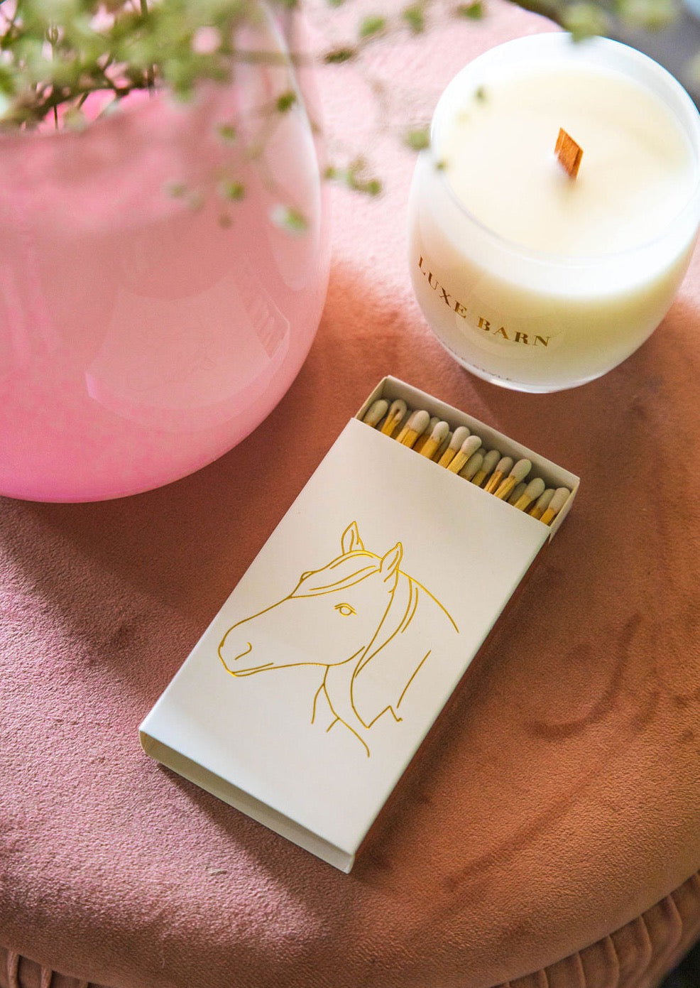 Black Oversized Horse Head Matches