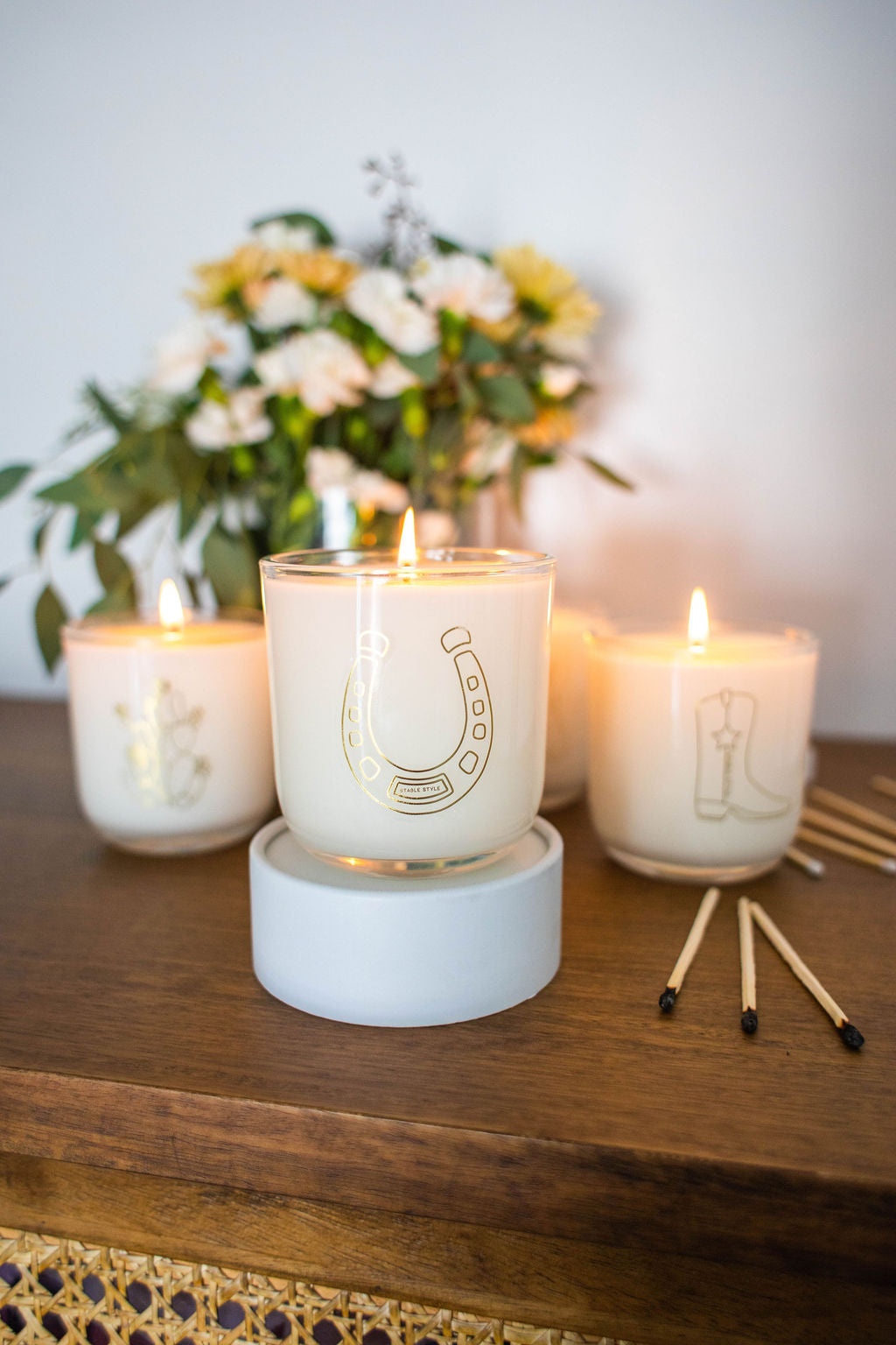 Horseshoe Candle - Lucky