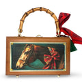 Red Holiday Horse Bag